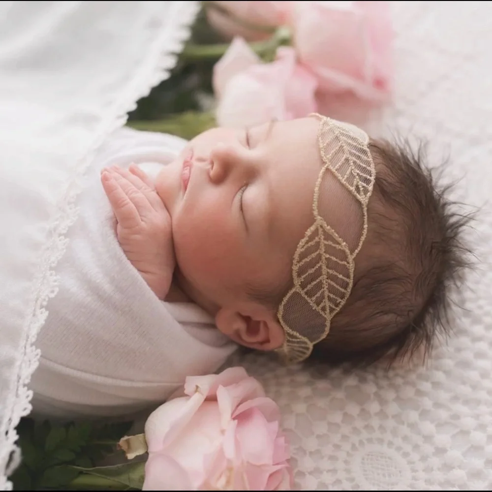 New Born and Infant Baby Girl Lace Headband
